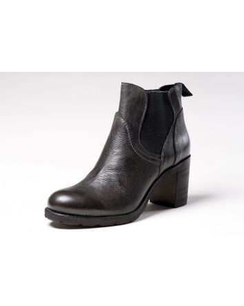 Tronchetto Beatles con doppio elastico nero-argento.
