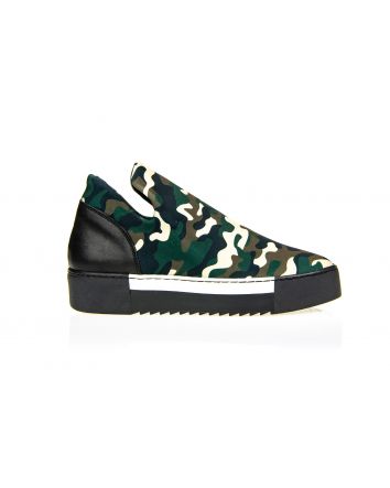 SLIP ON MILITARE IDROREPELLENTE