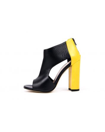 TRONCHETTO PALMAROLA NERO-GIALLO