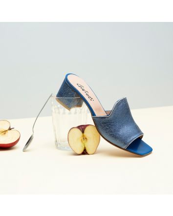 SANDALO GELA CRACKLE' BLU