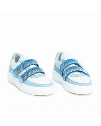 GINNICA BASSANO CELESTE/BIANCO
