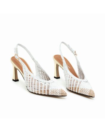 SLINGBACK BURANO BIANCO