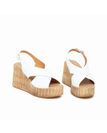 SANDALO FIUMICINO BIANCO