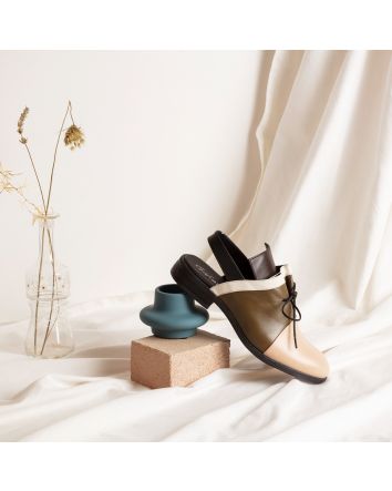 SCARPA GALLARATE CREMA-VERDE