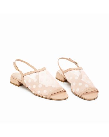 SANDALO RETE LATINA BEIGE