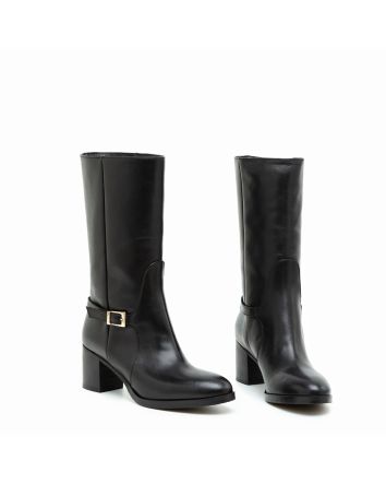 STIVALE 3/4 LEDRO NERO
