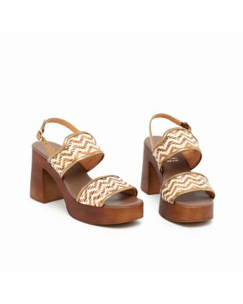 SANDALO ORBETELLO BRONZO MULTI COLOR