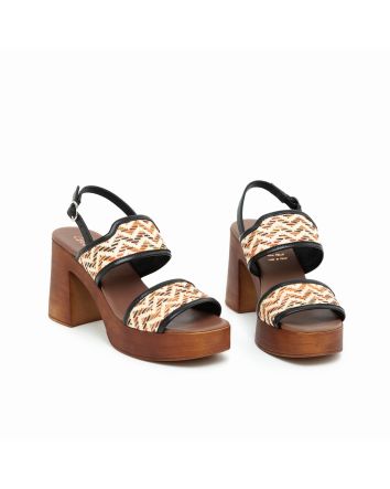 SANDALO ORBETELLO NERO