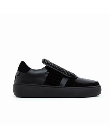 GINNICA PALIZZI NERO STRASS
