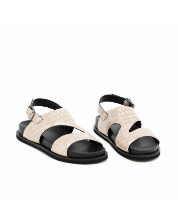 SANDALO FUSBET PORTOFINO COCCO BEIGE