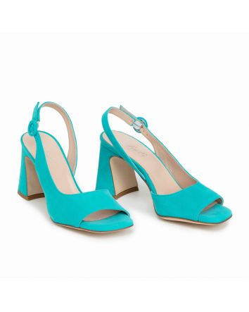 SLINGBACK SALICE TURCHESE