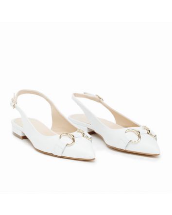 SLINGBACK UGENTO BIANCO