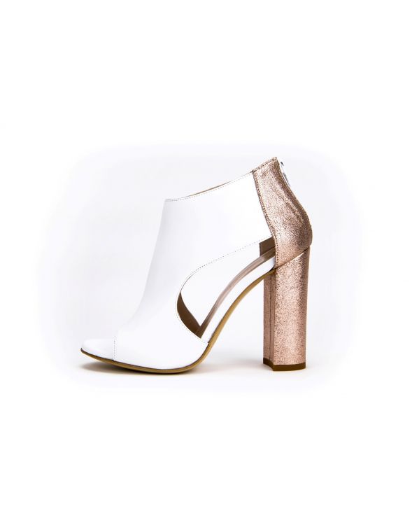 Tronchetto bianco scarpe cheap