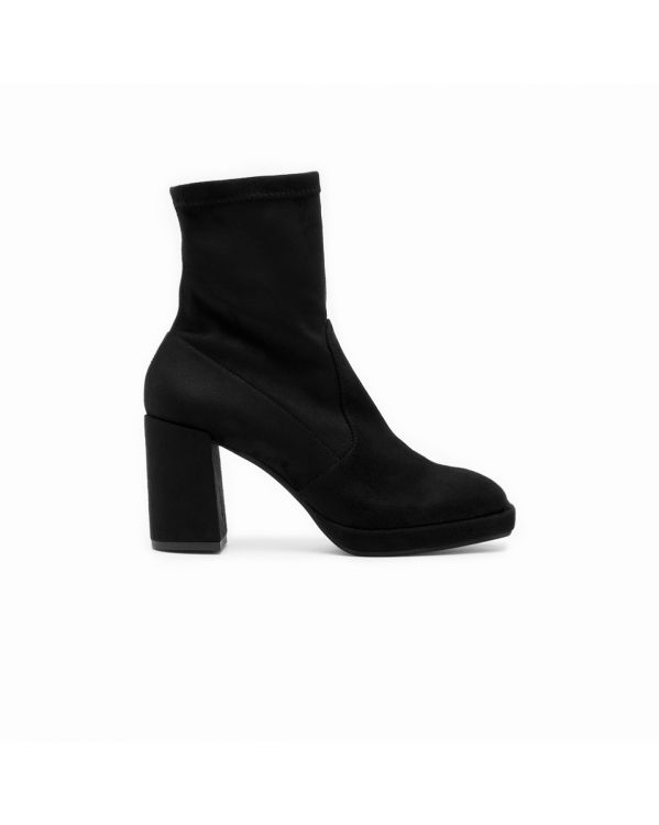 Tronchetto elasticizzato nero top