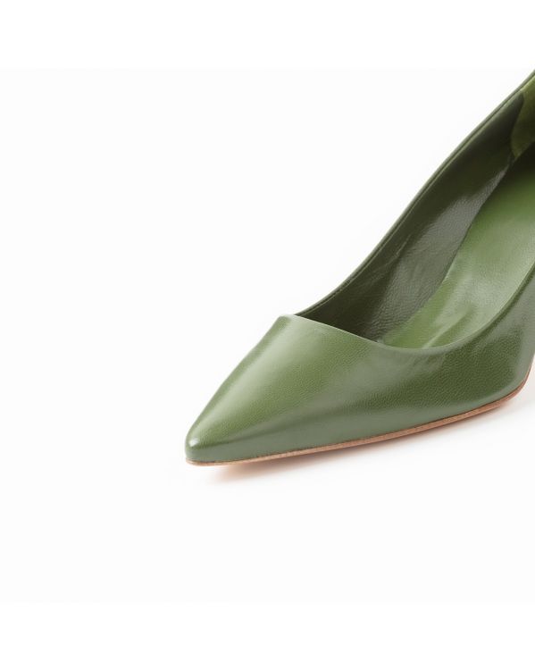 Scarpe tacco verde militare outlet