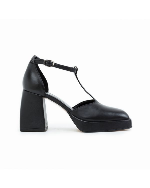 Scarpe t bar nere hot sale