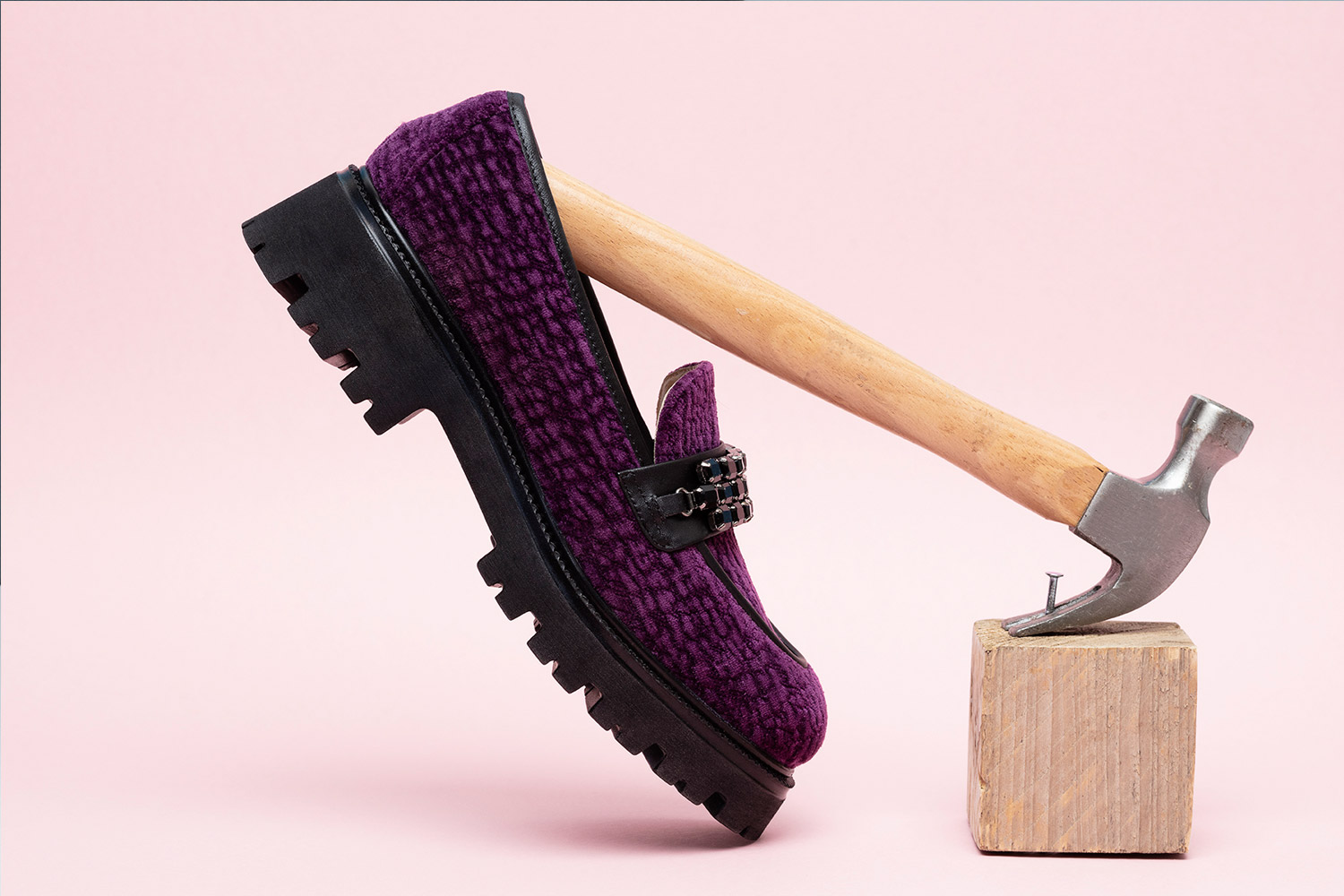 Scarpe Personalizzate Alta In Tela | Artigianali Con Disegno Mexican Skull | Tacco Piatto E Chiusura Stringata